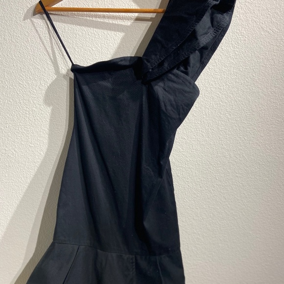 One Shoulder Ruffle Mini Dress - Picture 2 of 6